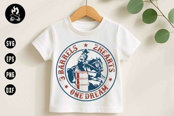 3 Barrels 2 Hearts 1 Dream SVG Review: A Rodeo Classic Reimagined