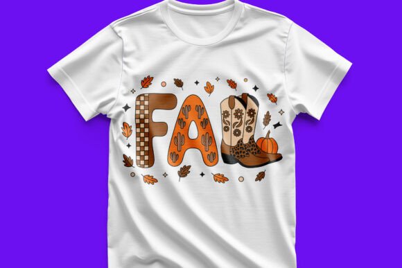 Cowboy Checkered Fall Png, Fall Pumpkin