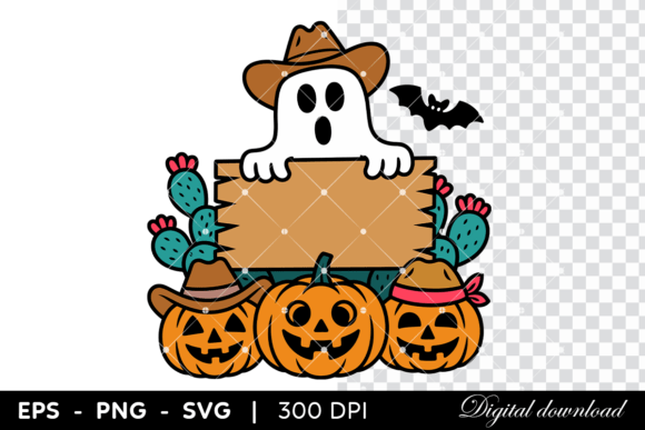 Cowboy Ghost and Pumpkins Halloween Embroidery Review