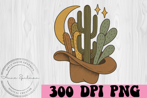 Cowboy Hat with Cactus Moon Embroidery Design Review