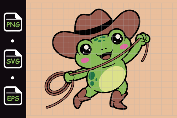 Cute Cowboy Frog with Lasso Embroidery Design Review