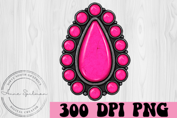 Neon Pink Silver Western Gem Embroidery Design Review