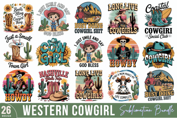 Western Cowgirl SublimationBundle Review