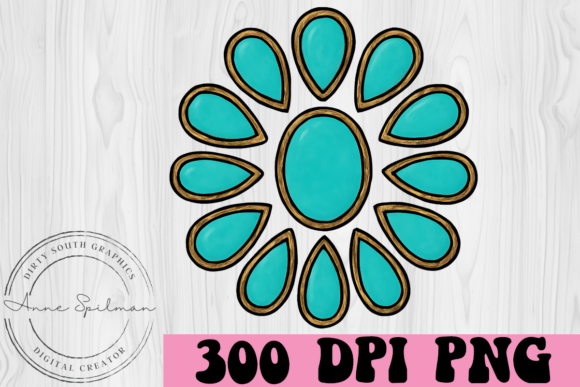 Western Turquoise Gem Embroidery Design Review