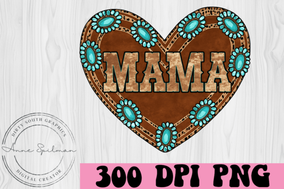 Western Turquoise Mama Heart Embroidery Design Review