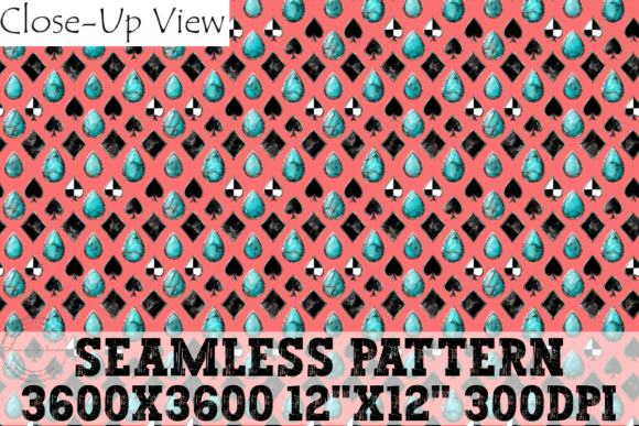 Western Turquoise Spades Pattern Review