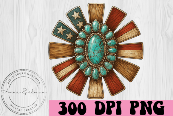 Western Turquoise Windmill Embroidery Design Review